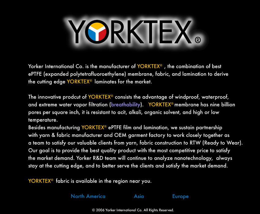 YorkTex is the combination of best ePTFE fabric and lamination to derive the cutting edge PTFE for the screen printing market.